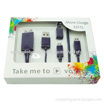 Micro USB to HDMI adapter, connect mobile phone to HDTV